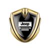 2Pcs 3D Gold Silver Shield Car Emblem Sticker for Jeep Renegade Wrangler Grand Cherokee Compass  Auto Trunk Decal Accessory AMT1