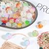8-14mm Crackle Acrylic Beads Spacer Ball Beads for DIY Bracelet Fashion Jewelry Making