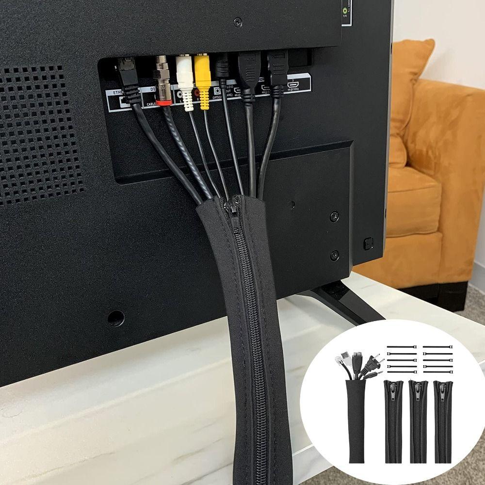 Data Cable Cable Management Sleeve Neoprene Network Cable Organizer  Computer Setup
