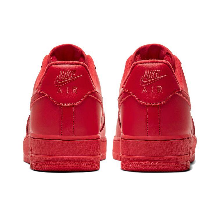 Nike Air Force 1 Low 07 LV8 1 Тройные красные кроссовки унисекс Университетский красный CW6999-600