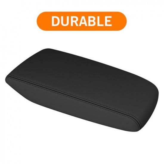 For 2009-2014 Toyota Highlander Center Console Lid Armrest Cover Leather Black