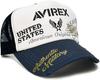 AVIREX Соединенные Штаты 17093800 AVIREX Поврежденная сетчатая кепка (военно-морской флот)