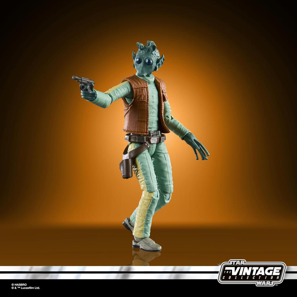 Hasbro STAR WARS Vintage Collection Star Wars: A New Hope (Episode IV) Greedo Premium 3.75-inch Collectible Action Figure G2604 (Authentic)