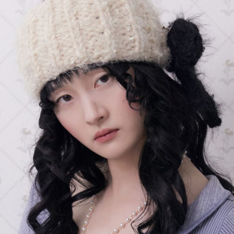 Eireve ВЯЗАНАЯ КРЮЧКОМ ПОВЯЗКА НА ГОЛОВУ, ШАРФ-УШИ (ОВСЯНАЯ КАША)