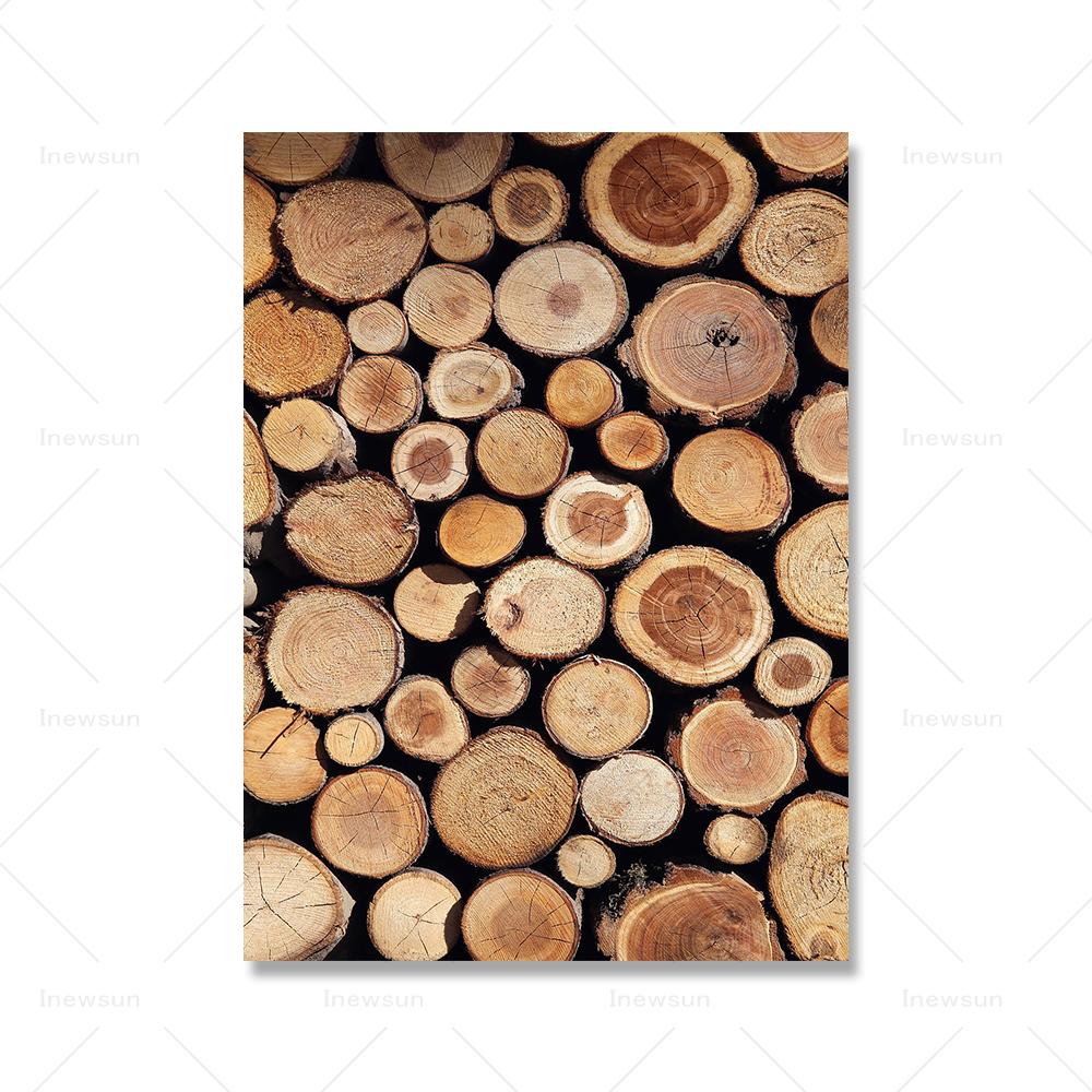 Зимний принт бревенчатая избушка с лосем настенное искусство лесной рождественский декор деревенский зимний холст постер современный скандинавский декор для гостиной