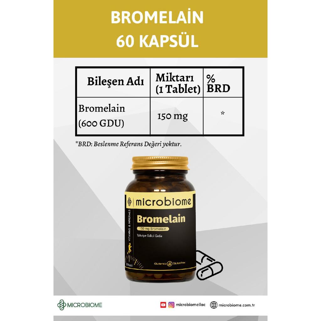 Bromelain 60 Capsules