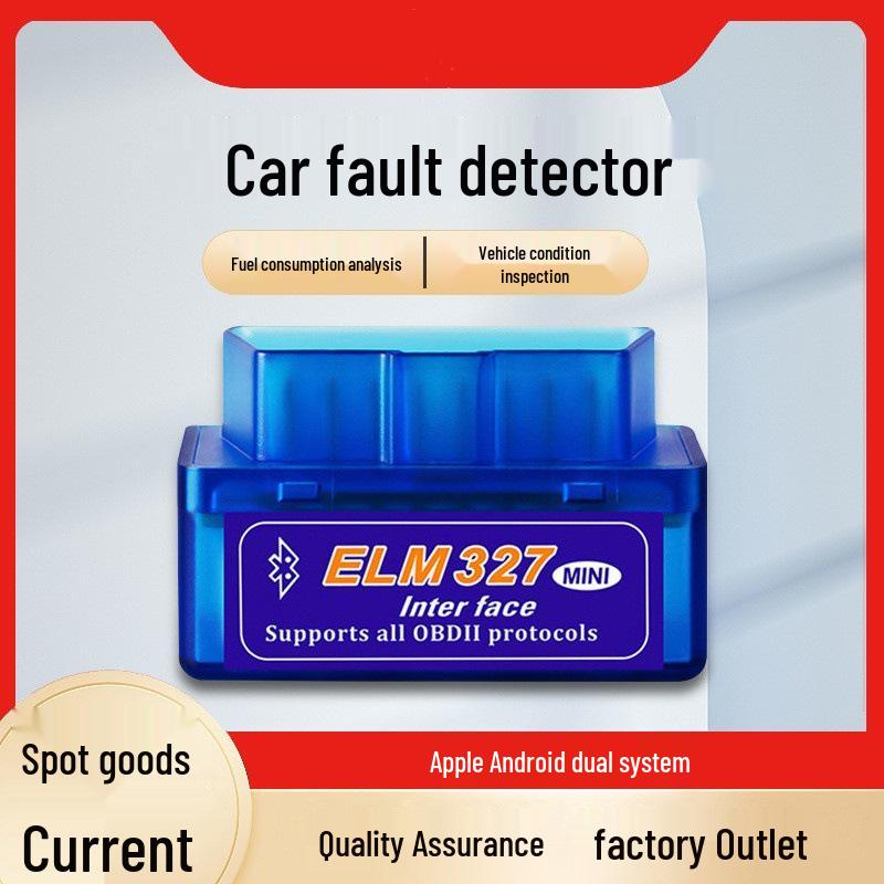 Bluetooth OBD2 Автомобильный диагностический инструмент и считыватель кодов неисправностей двигателя (ELM327)