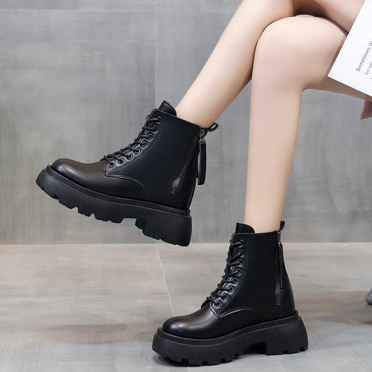 Women's Side Zipper Thick Bottom Boots