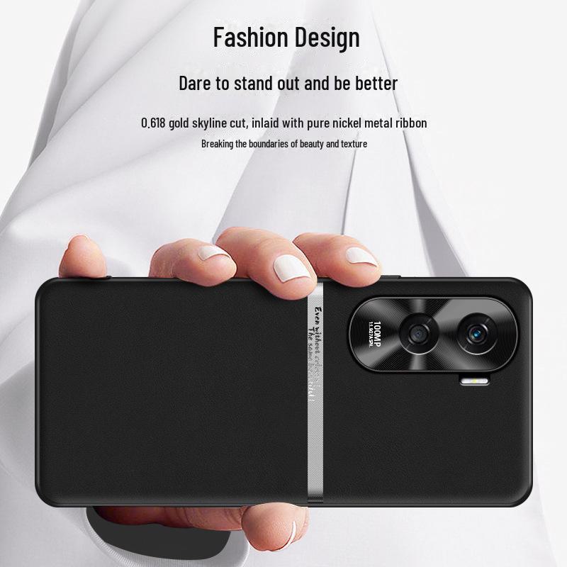 Защитный чехол из жидкой кожи для Honor X50i - противоударный и грязеотталкивающий, поставляется индивидуально