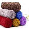 1pc 100g Chenille Yarn Soft Thick Velvet Yarn Handmade DIY Crafts Dolls Crochet Yarn Line for Knitting Scarf Hat Sweater