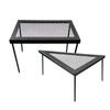 Outdoor Folding Picnic Grill Table Portable Camping Desk Steel Grill Stand Table for Picnic Hiking