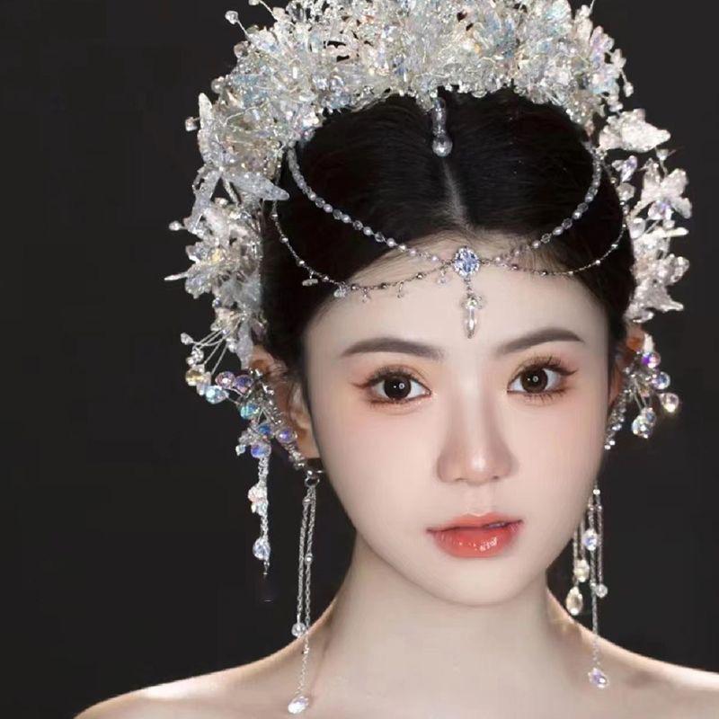 Этнический стиль, Экзотический стиль, Головной убор, Женская подвеска для бровей, Лоб, Богемные аксессуары, Старинная одежда, Цепочка на голову в стиле западных регионов, Фея