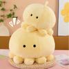 Bedroom Sofa Yellow Octopus Plush Toy Stuffed Animal Octopus Throw Pillows  Children's Pillow Toys