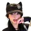 Y2k Berets Caps Lolita JK Baseball Cap Fashion Newsboy Hats  for  Women  Girls