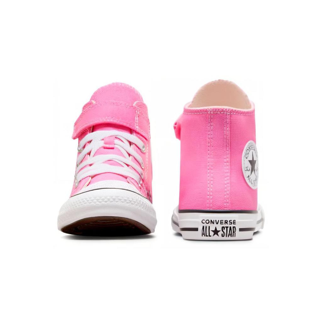 Converse Chuck Taylor All Star 1V High PS Oops Pink Kids Sneakers Black White A06791C