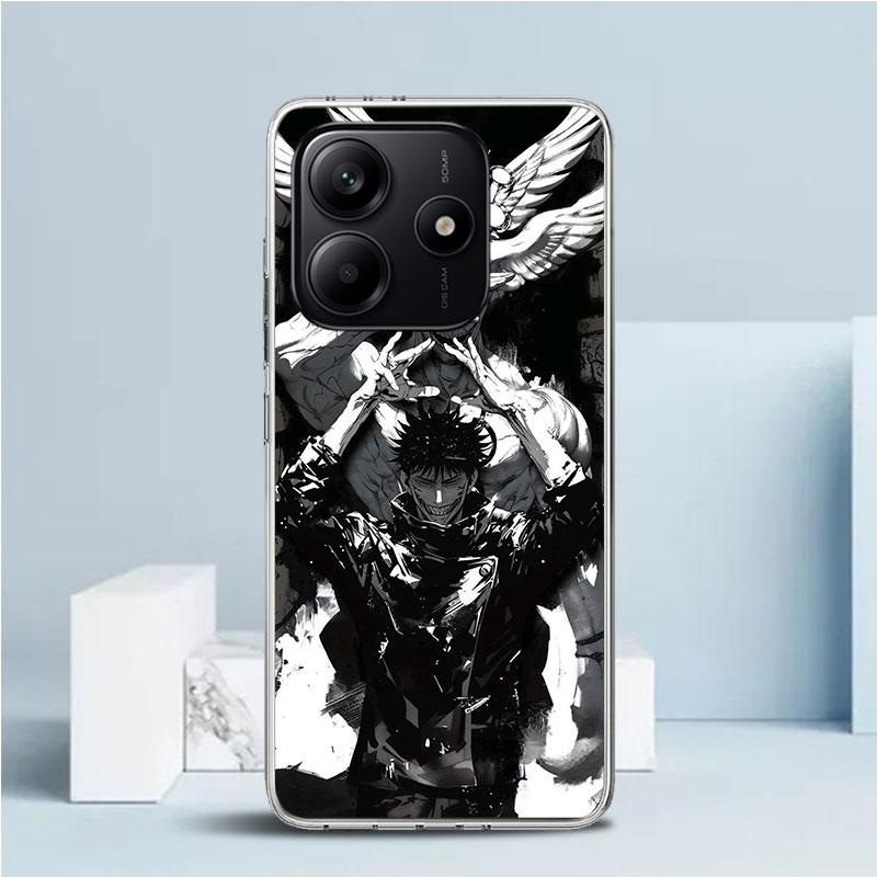 Чехол для телефона Kaisen J-Jujutsu Sukuna Mahoraga для Xiaomi Redmi Note 15 14 14S 13 12S 12 Pro Plus 11S 11 11T 11E 10S 10 + Мягкий ТПУ