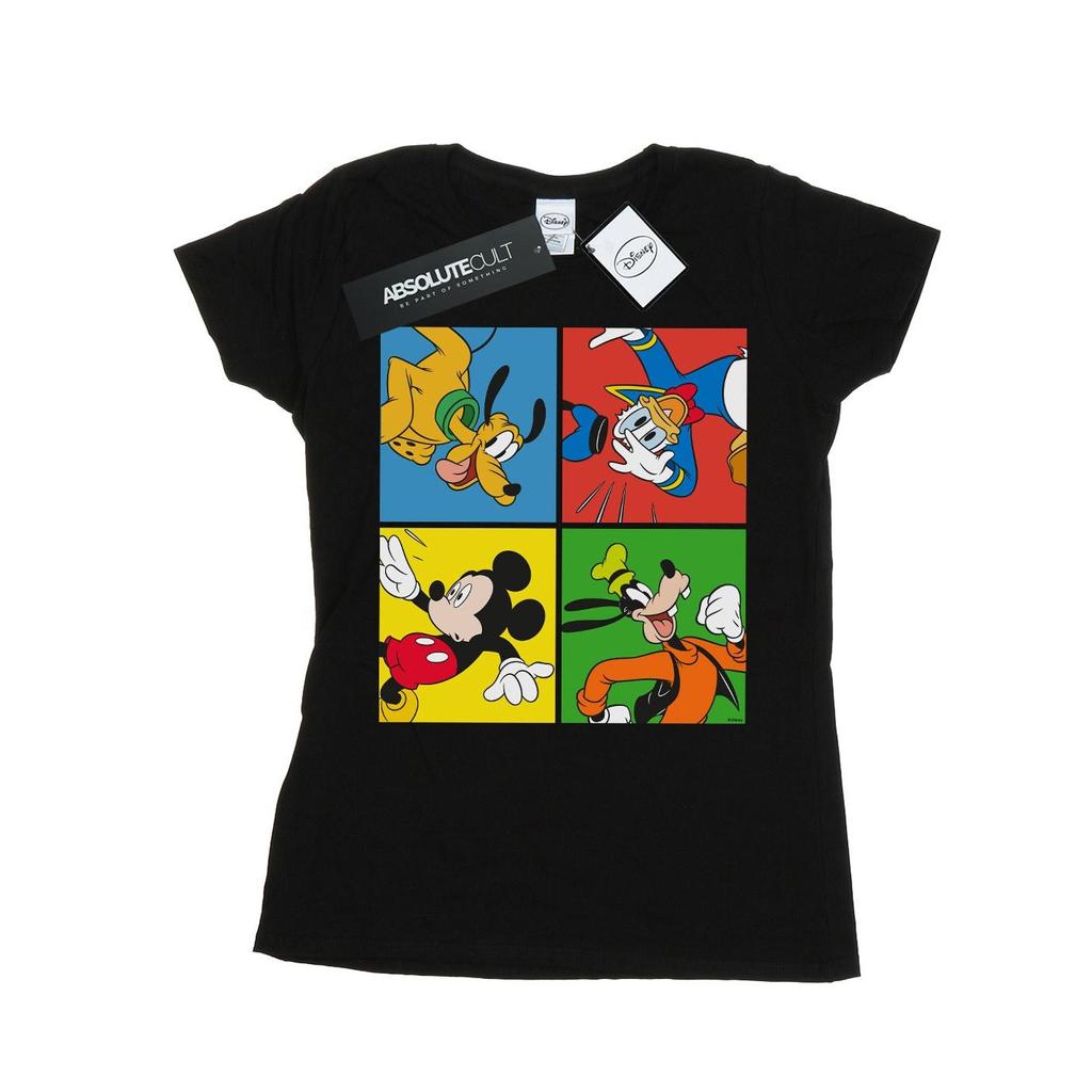 Disney Womens/Ladies Mickey Mouse Friends Cotton T-Shirt
