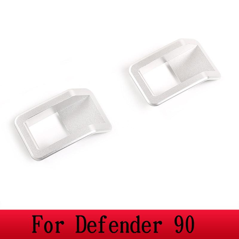 For 04-19 Land Rover Defender 90 110 130Car Internal door latch Outside frame handle decoration cover Defender Auto Accessories BQQ1