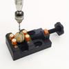 1pc Mini Drill Press Vise Clamp for DIY Jewelry and Crafts – Quick-Adjust 0-2 Inch (0-5.3cm) ABS Plastic Bench Vise with Olive Bodhi Bead Grip