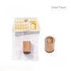 Cute Vintage Coffee Bread Stamp Rubber Bottle Shape Wooden Stamp Scrapbooking Seal Student