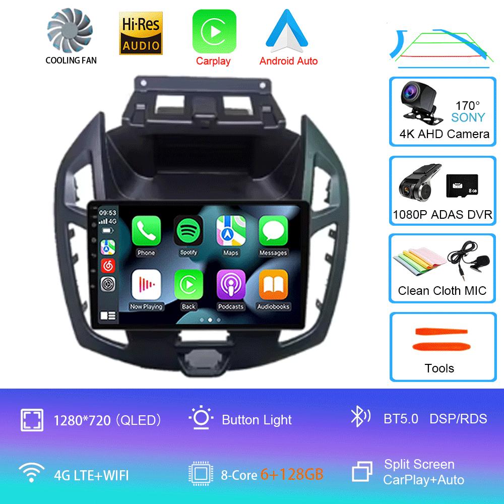 Для FORD TRANSIT Connect 2014-2019 Автомобильная стереосистема 9 дюймов Радио Android 14 Аудио CarPlay WITSON Multimídia Automotivo GPS WIFI BT DSP