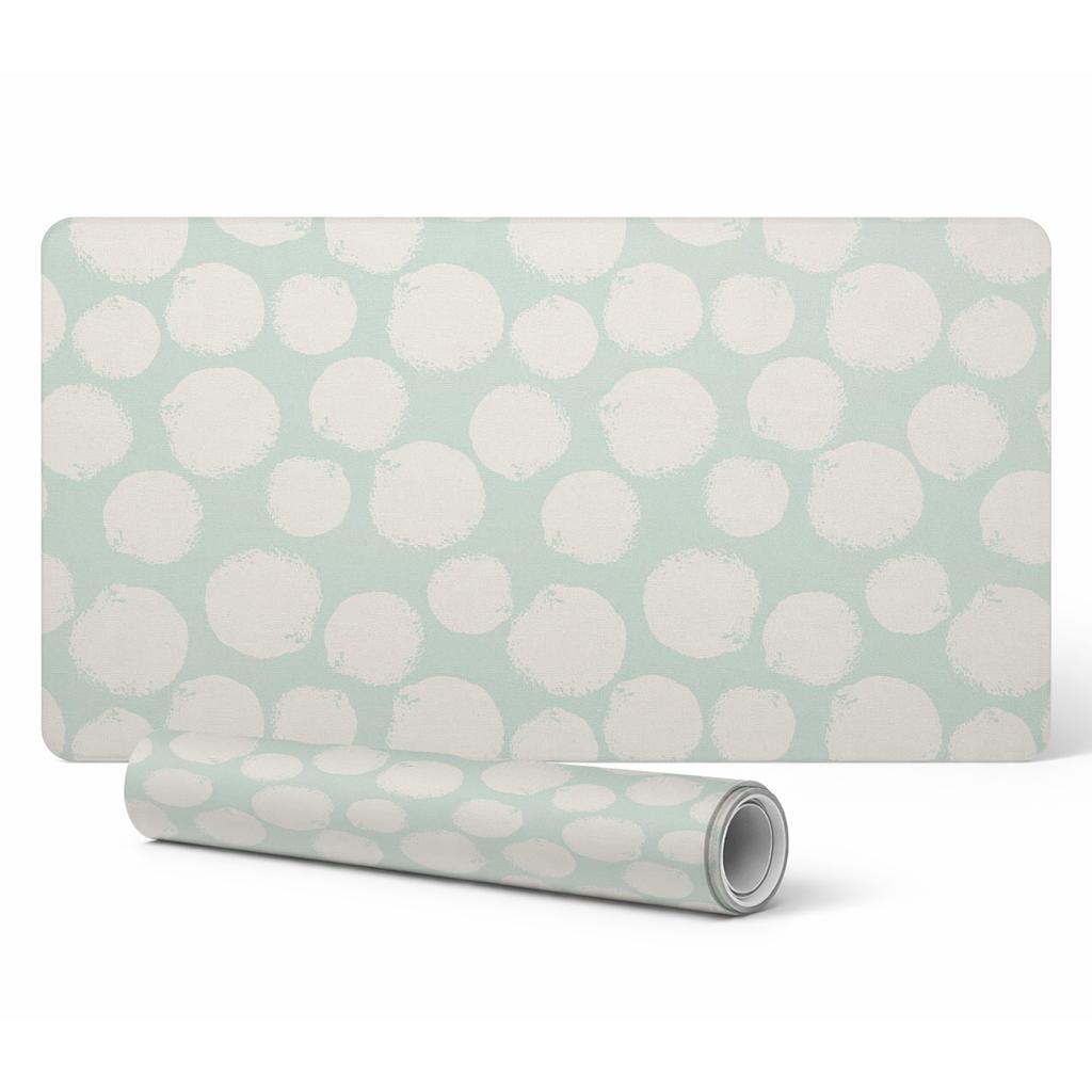 Desk Pad for Graphic Designers and Designers Pastel Dots 100x50 cm