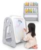 Drawing Board Whiteboard Easel Educational Bookshelf Included for Cleaning Practice Large Size Christmas Gift (Keratta) Children's