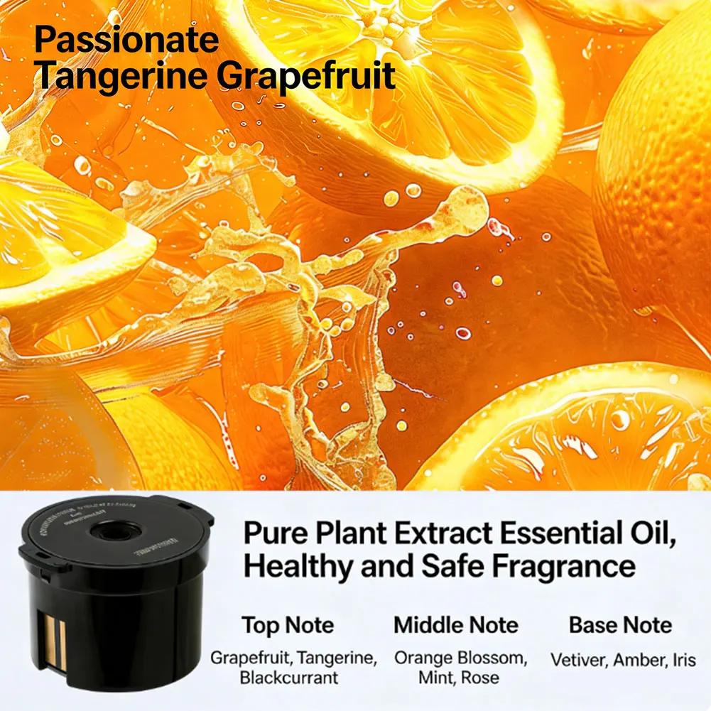 Smart Car Air Freshener - Premium Automotive Fragrance Device with Cloud-View Atomization Filling The Car with Fragr Freshener