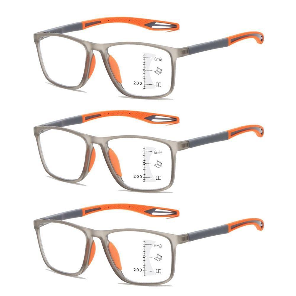 Multifocal Simple Presbyopic Eyewear Ultra Light Glasses Sports Reading Glasses Anti-Blue Light