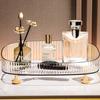 1 шт., легкий роскошный лоток для хранения ПЭТ, журнальный столик для гостиной, органайзер для раковины, полка для ароматерапии и косметики для духов