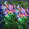 Solar LED Butterfly Flower Garden Light Outdoor Decorative Lamp