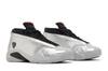 Женские кроссовки Jordan 14 Retro Металлик Серебристый (Женский) Металлический серебристый/Огненно-красный-Волк серый-Черный