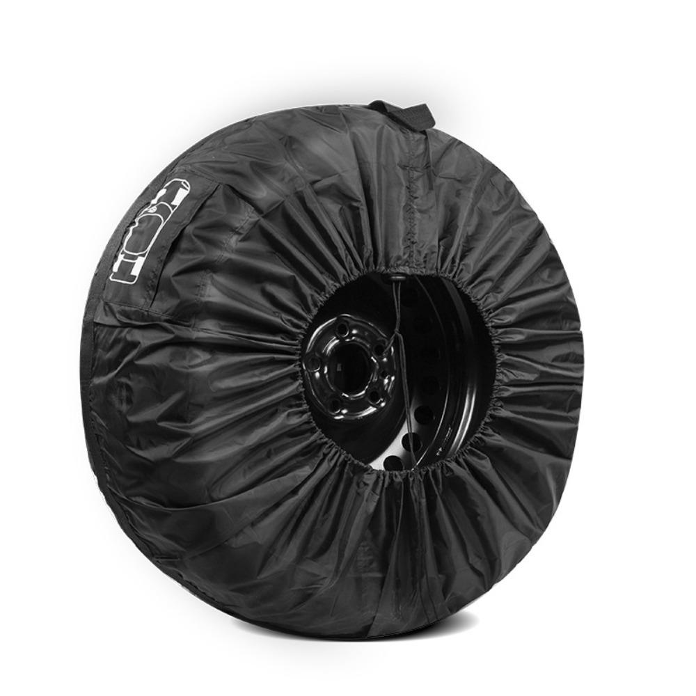 Dust-proof Car Spare Tire Cover Polyester Protection Spare Tire Bag Vehicle Tyre