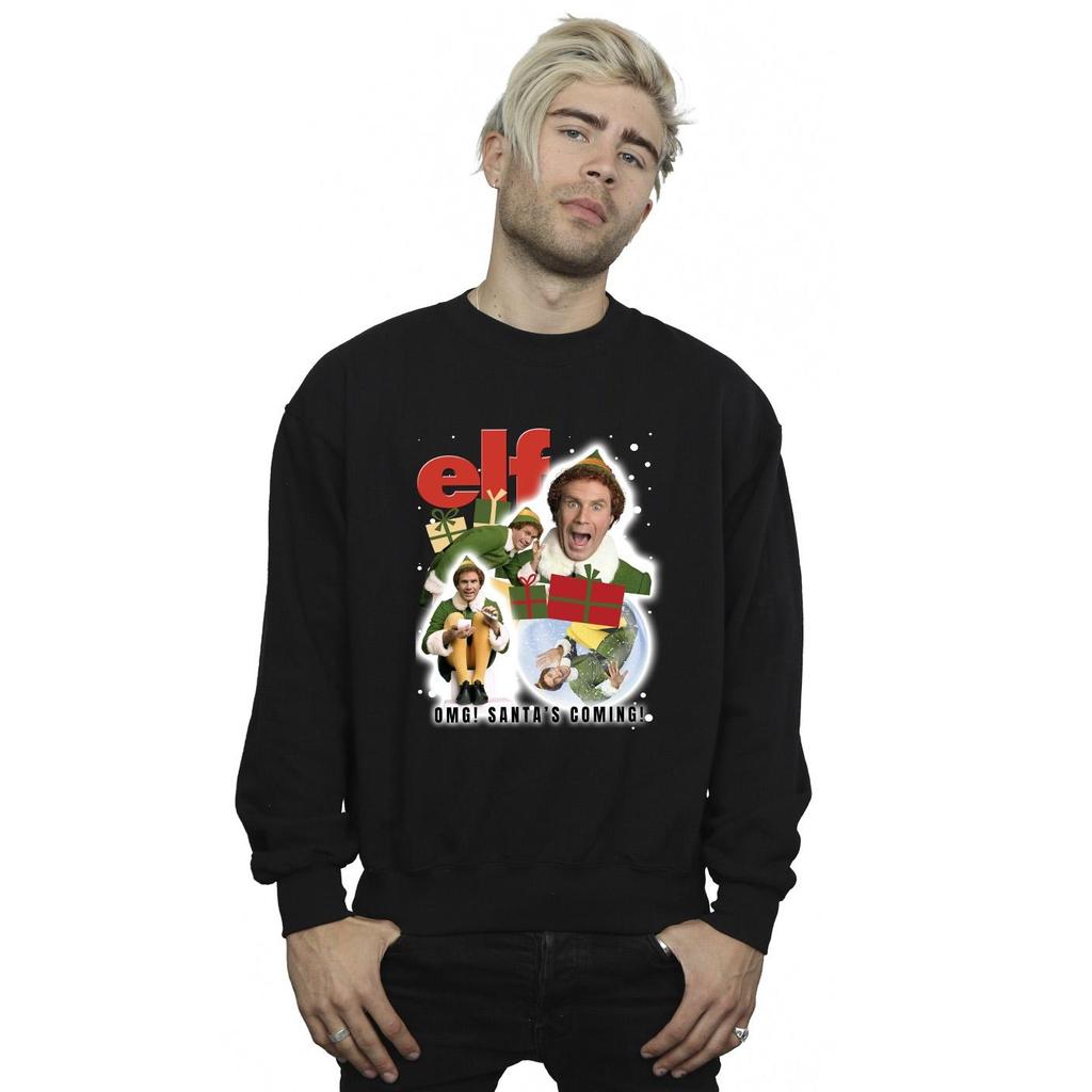 Elf Mens Buddy Collage Sweatshirt