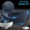 Автомобильная дверь Anti Kick Pad Защитная пленка Защитные наклейки для Tesla Model 3, модель Y - Аксессуары для отделки из углеродного волокна