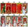 DIY Accessories Christmas Door Cover Multi Scene Window Sign Banners New Xmas Ornament  Christmas