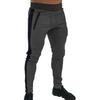 Мужские брюки Slim Fit с эластичной лентой, спортивные флисовые брюки, повседневные узкие спортивные штаны