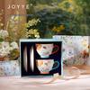 JOYYE Garden Ceramic Cup and Saucer Gift Set