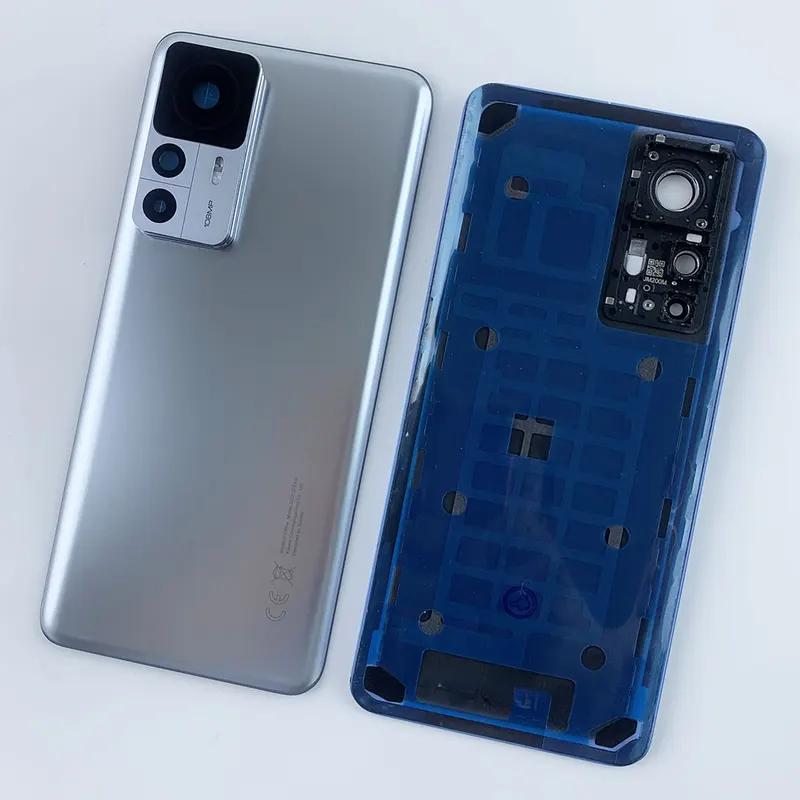 Для Xiaomi 12T задняя крышка батарейного отсека для Xiaomi 12T Pro задний корпус стеклянная дверь запасные части