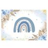 Bohemian Rainbow Themed Birthday Party Photography Background, Pink Grass Children's Baptism Decoration Photography Background11