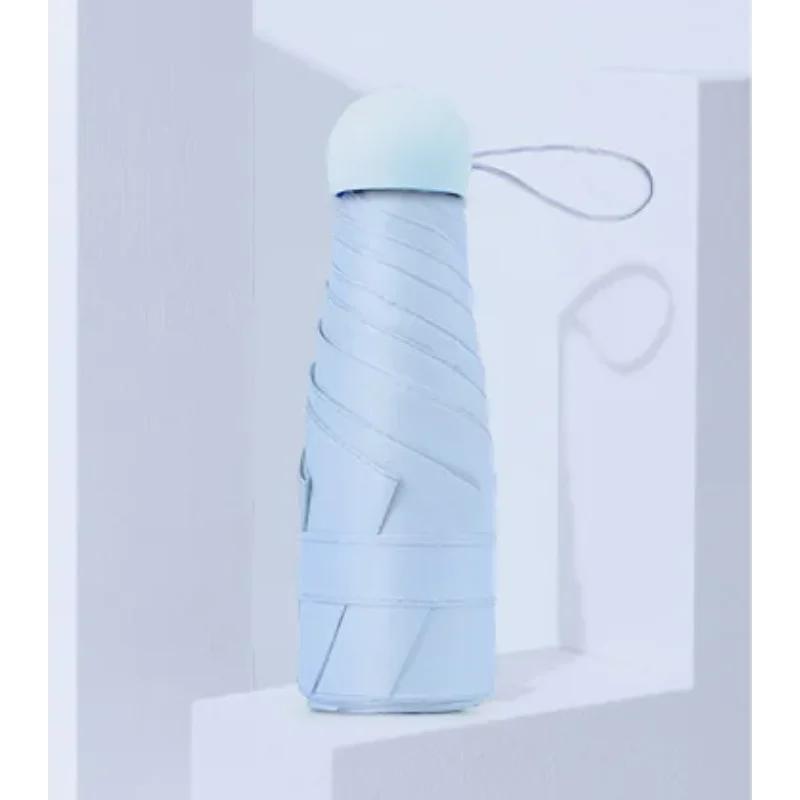 Зонт-капсула Sunny and Rainy Dualuse, защита от дождя и солнца, портативный мини-зонт для путешествий, Paraguas