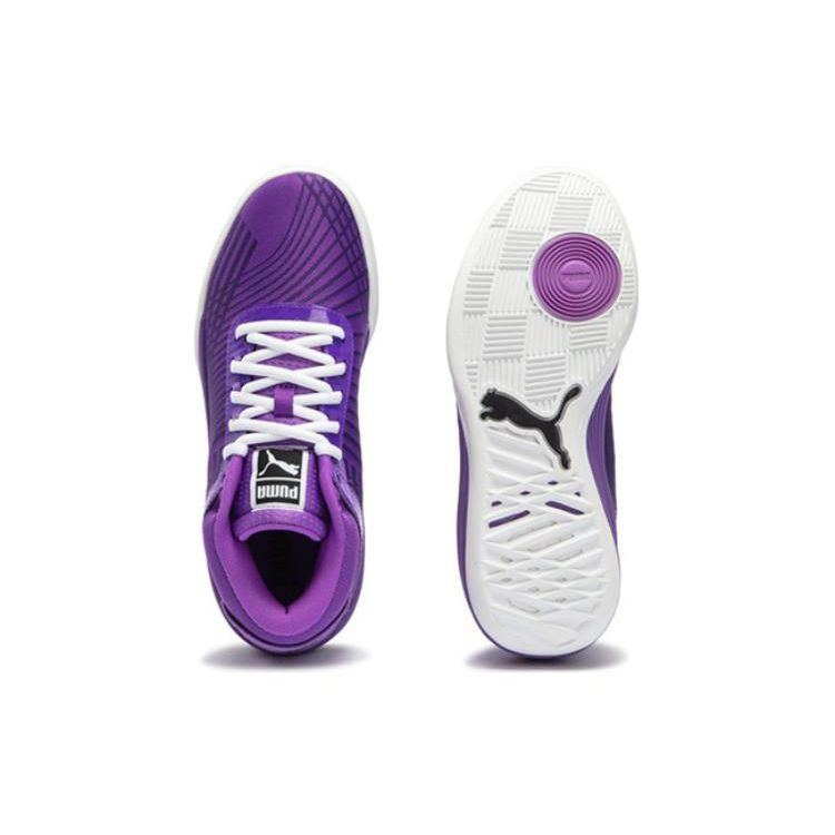 LaMelo Ball x Puma Clyde All-Pro Purple Glimmer Унисекс Кроссовки Белые 379339-01