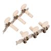 2Pcs Guitar Tuning Pegs String Machine Heads Tuner Keys for Classical Guitars Round White