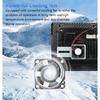 Srnubi Car Radio Cooling Fan for Android Multimedia Video Player Head Unit Radiator with Iron Bracket