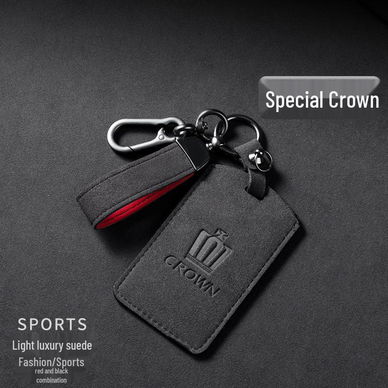 Держатель для ключей Toyota Crown для 12/13/14-го поколения - Замша и Кожа