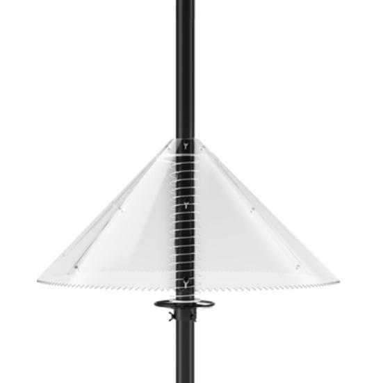 Защита от белок для шеста кормушки для птиц Защита от белок из нержавеющей стали