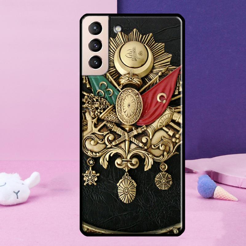 Чехол для телефона с гербом Османской империи для Samsung Galaxy S25 S24 Ultra S9 S10 S20 S21 S22 Plus S23 FE S24 FE