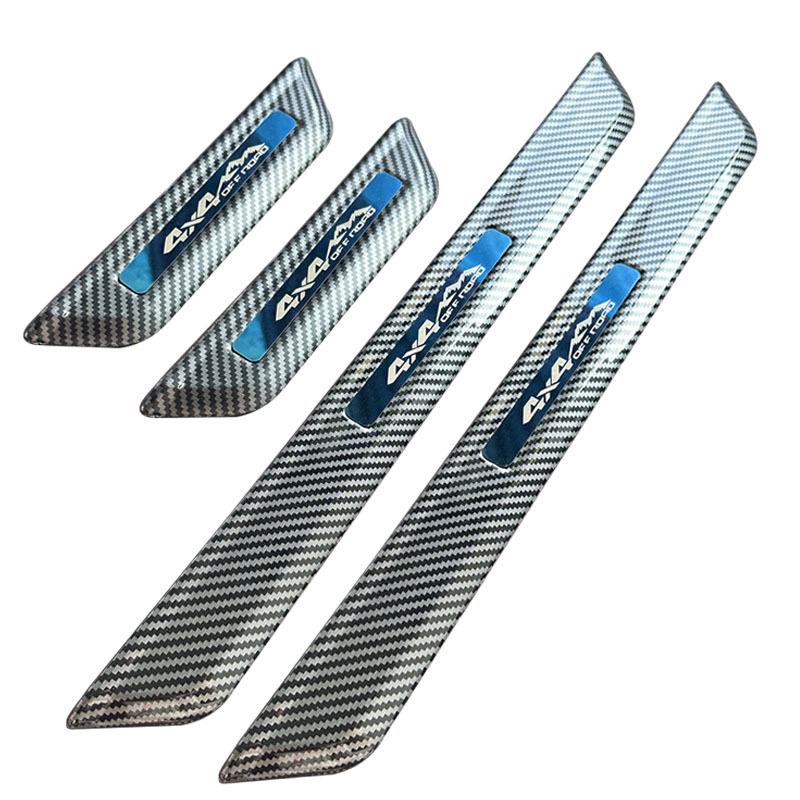 Blister Packaging for 4x4 Car Door Sill Protectors, Anti-Stepping Stickers & Universal Collision Strips