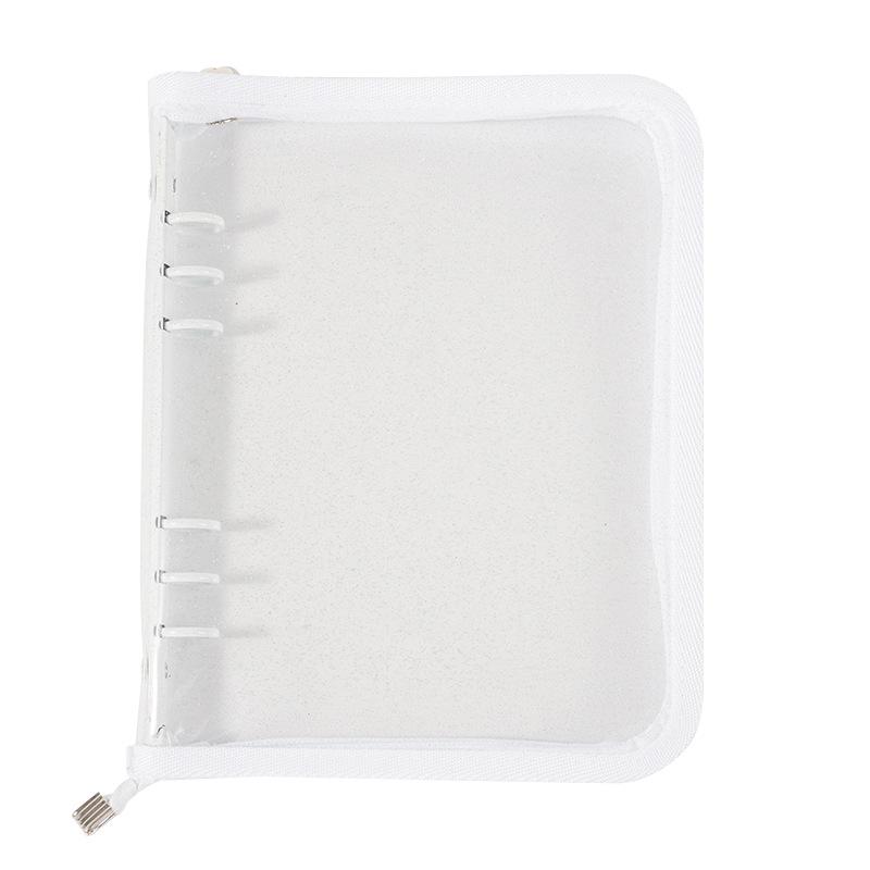 Korean Small Zippered PVC Card Holder & Photo Album Binder, A5 Size.