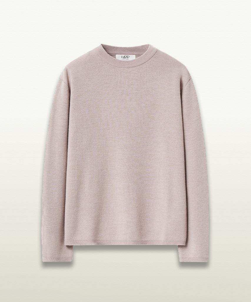 LMOOD Dutch Semi-Over Knit Indie Pink
